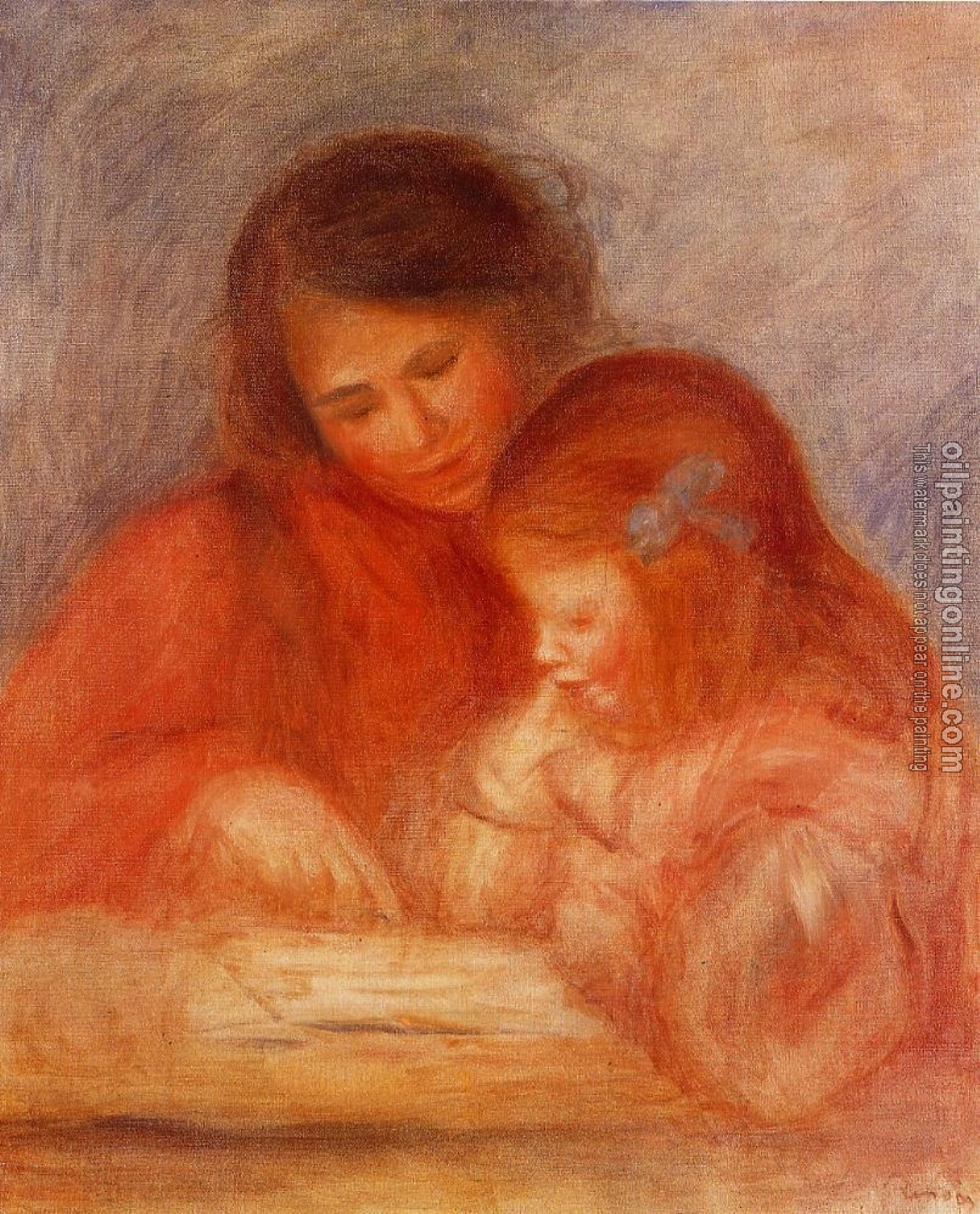 Renoir, Pierre Auguste - The Lesson